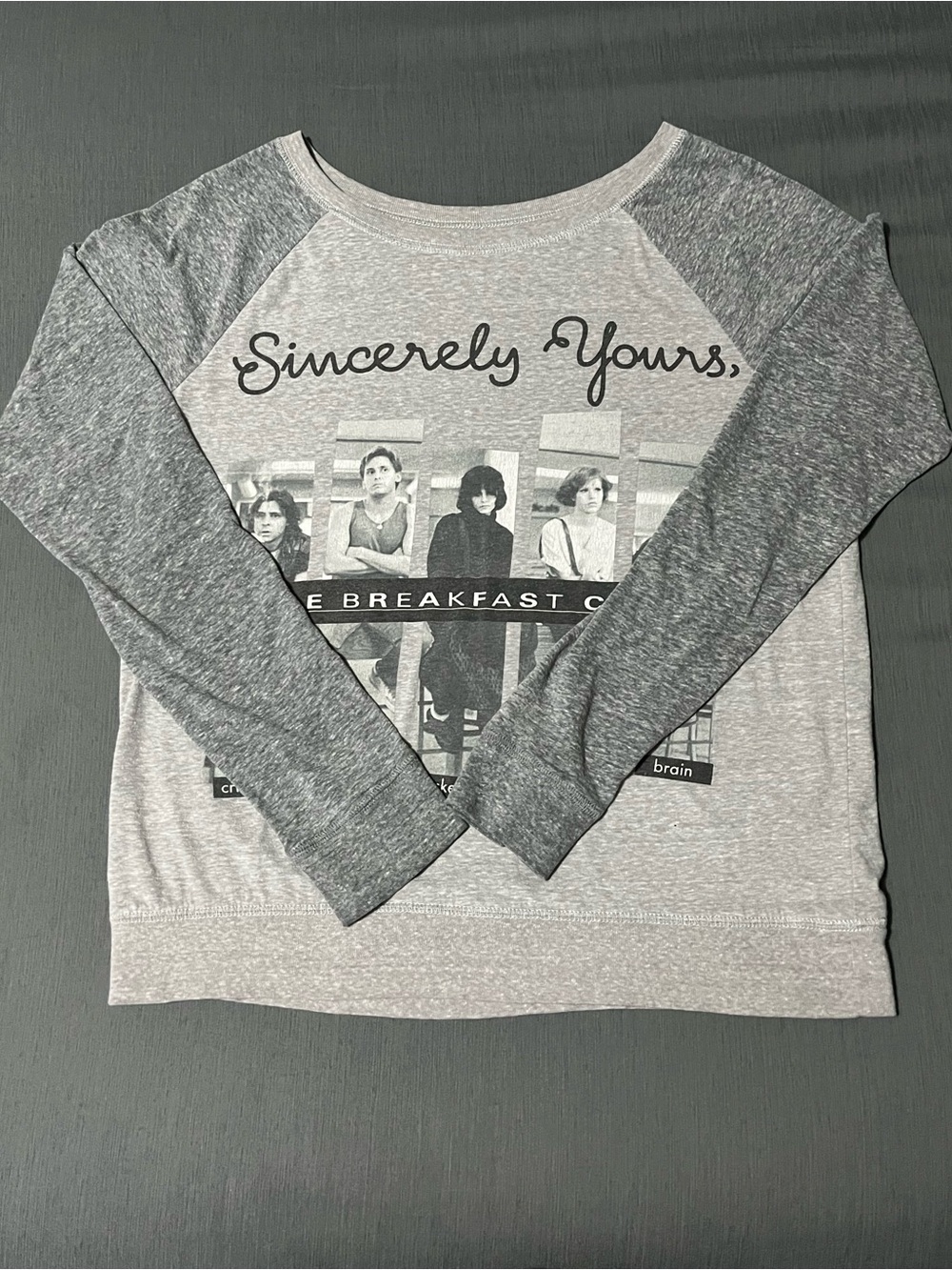 Vintage “Sincerely Yours” The Breakfast Club long sleeve shirt Medium